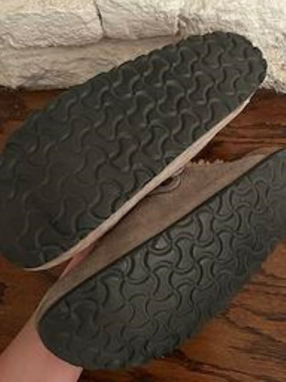 Birkenstock Boston Shearling Suede Leather Clogs in Size 39 Regular - Picture 5 of 8